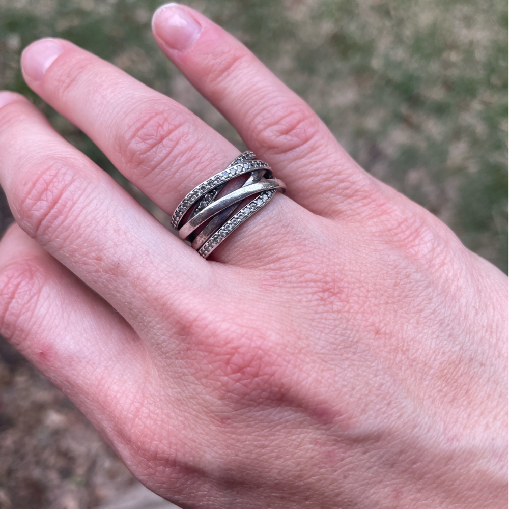 Pandora Sterling Silver Ring Sz 6